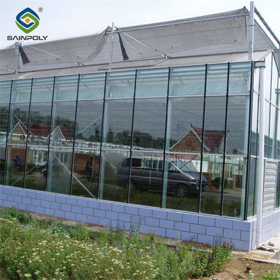 Weather Resistance Venlo Type Greenhouse With Hot Galvanized Steel Structure