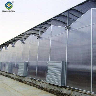 PC Sheet Venlo Greenhouse Large Energy Saving Commercial Polycarbonate Greenhouse